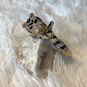 *NWOT* Rhinestone Leopard Bracelet